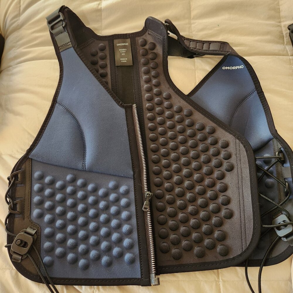 Omorpho women's weighted G-Vest, blue, small, nwot